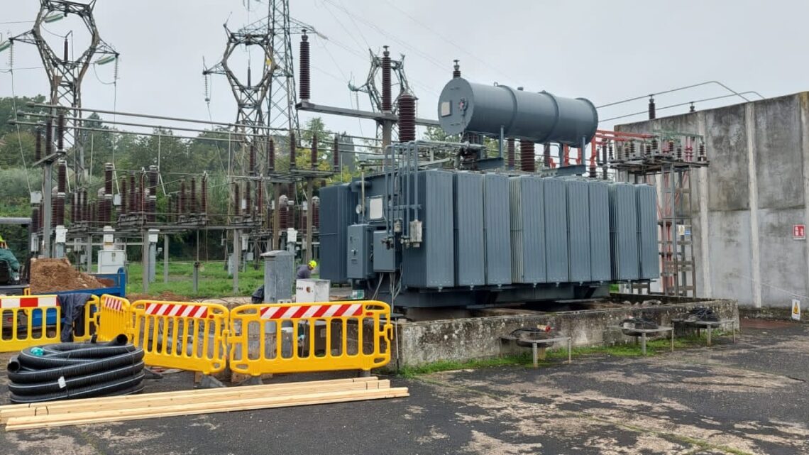 NUOVO TRASFORMATORE, POTENZIATA LA RETE ELETTRICA TERNANA