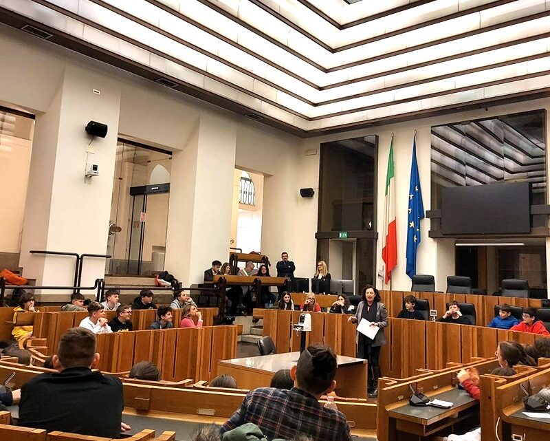 AVIGLIANO UMBRO, PER I 50 DALLA FONDAZIONE DEL COMUNE, GLI STUDENTI SONO STATI OSPITI DEL CONSIGLIO REGIONALE