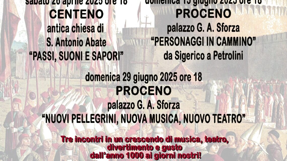 A PROCENO (VT) FERVONO I PREPARATIVI TEATRALI PER GLI SPETTACOLI DELLA “FRANCIGENA” ORMAI IMMINENTI: 26 APRILE, 15 GIUGNO, 29 GIUGNO
