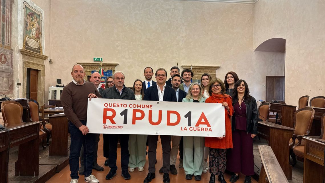 NARNI, IL COMUNE HA ADERITO ALLA CAMPAGNA DI EMERGENCY “R1PUD1A”