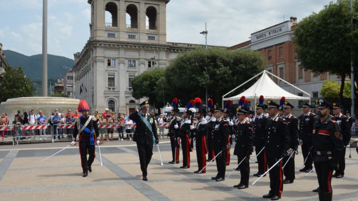 CERIMONIA A TERNI DEL 211° ANNIVERSARIO DALLA FONDAZIONE DELL’ARMA DEI CARABINIERI.