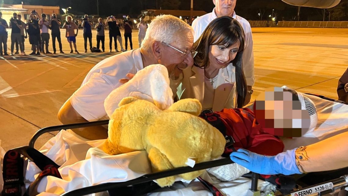 DALL’ORRORE DELLA GUERRA ALLE CURE IN UMBRIA: ACCOLTO A PERUGIA UN BAMBINO PALESTINESE