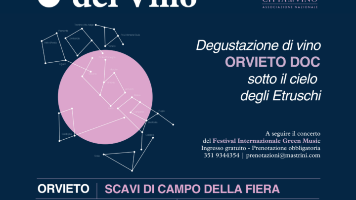 “LE NOTTI DEL VINO”, IL 24 AGOSTO DEGUSTAZIONE SOTTO IL CIELO DEGLI ETRUSCHI CON LA MUSICA DI MORRICONE