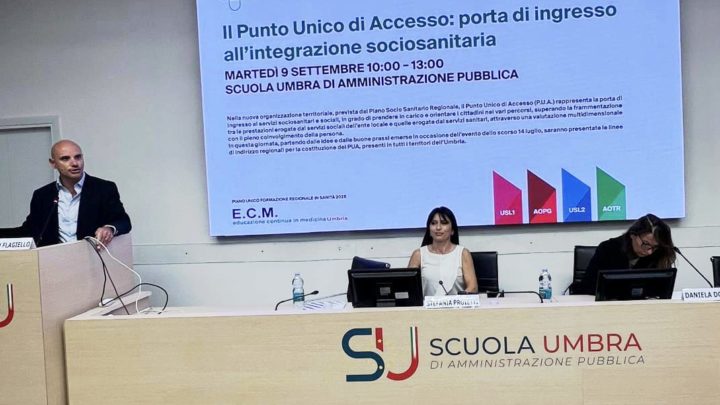 LA PRESIDENTE PROIETTI PRESENTA IL PUNTO UNICO DI ACCESSO: “LA PORTA CHE INTRODUCE AI SERVIZI SOCIOSANITARI, PRESENTE IN OGNI CASA DELLA COMUNITÀ”