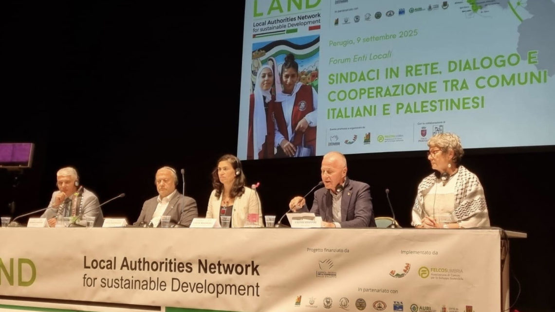 COOPERAZIONE INTERNAZIONALE, STOPPINI  A FORUM CON SINDACI PALESTINESI