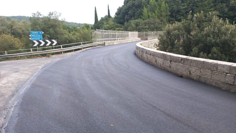 PROVINCIA, VIABILITÀ: RIAPERTO IERI, IN ANTICIPO, IL PONTE DELLA PARA AD AMELIA