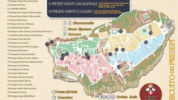 “A NATALE REGALATI ORVIETO”, SI RINNOVA LA TRADIZIONE DEL CIRCUITO DEI PRESEPI