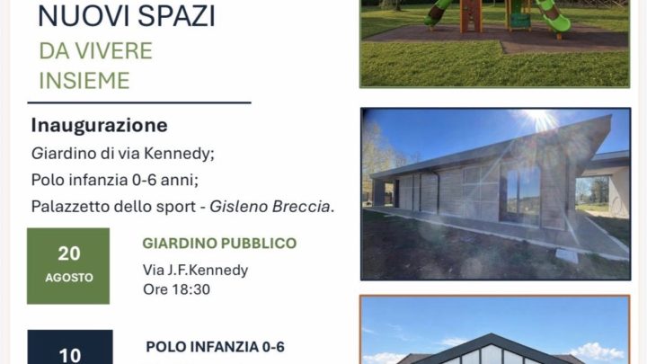 “NUOVI SPAZI DA VIVERE INSIEME”